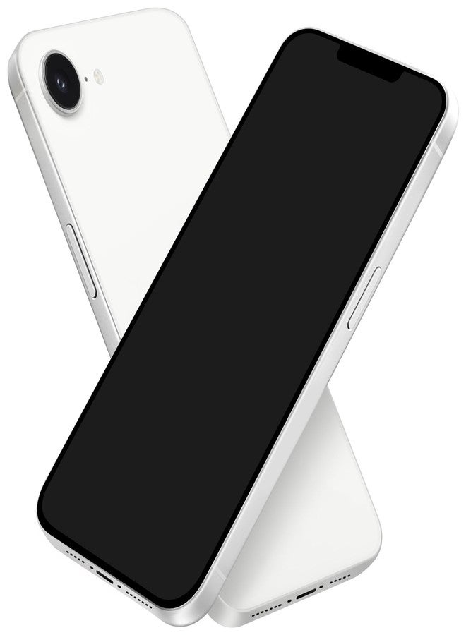 Faawxlo Fake Phone Dummy PropPhone, BlackScreen Decoy PhonePear PhoneNon-Working Phone16e 16Pro Max, DisplayPhone Look Like Real Phonepro max16 (16,White,Black Screen) Prop Mobile Phone - Image 1